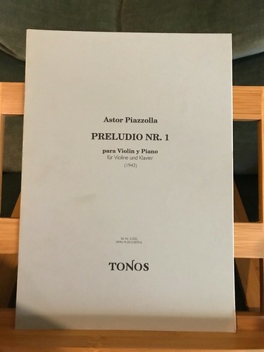 Astor piazzolla prélude 1 - piazzolla, n°1