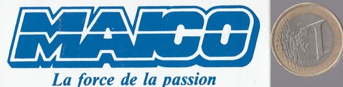 Autocollant moto maico - autocollant.,