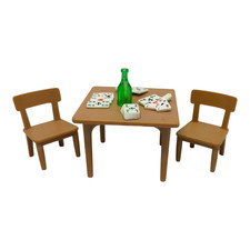sympa table + chaise western Playmobil (  carte , poker , cowboy   ) 0611