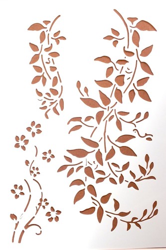 Pochoir plastique 18cm - pochoir, 26*18cm