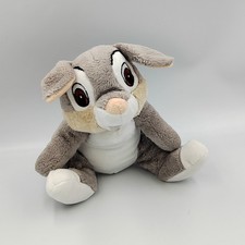 Doudou peluche lapin gris