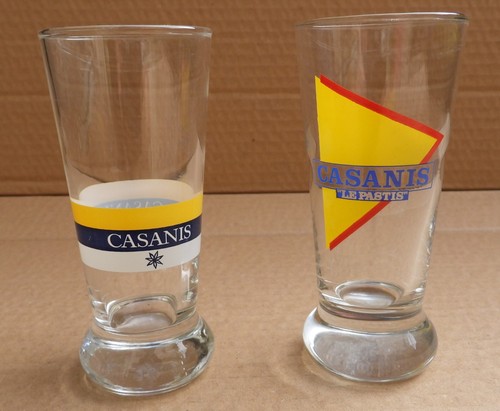 Lot verres bistrot - 2, pastis