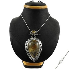 Citrine Véritable 925 Argent