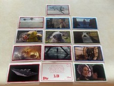 IMAGE AUTOCOLLANT STICKER NO PANINI TOPPS STAR WARS THE LAST JEDI 1CHOIX 2017