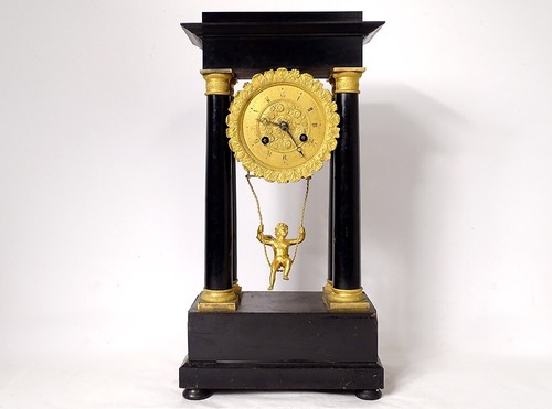 Pendule colonnes angelot - colonnes,