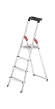 Hailo Échelle escabeau L60 Standardline 4 marches aluminium hauteur totale 16...