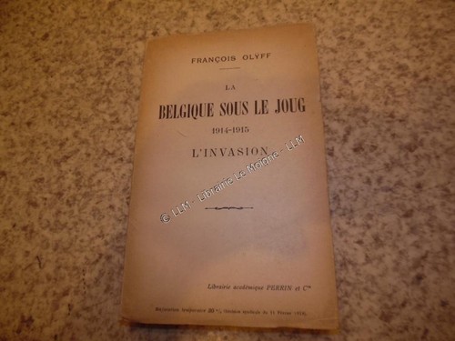 1916 belgique sous le - belgique,