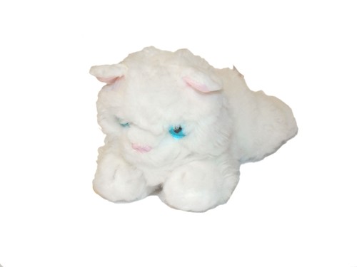Peluche chat blanc keel toys - chat,