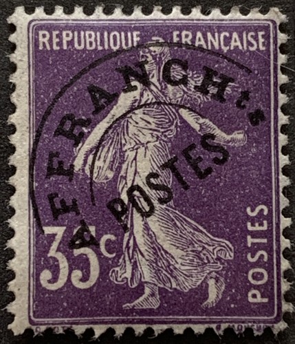 France timbre preoblitere - france,