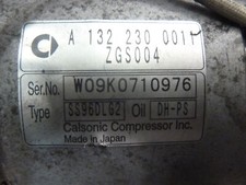 COMPRESSEUR CLIMATISATION SMART FORTWO II MHD 1.0 71 CV A1322300011 / 3B21  2010