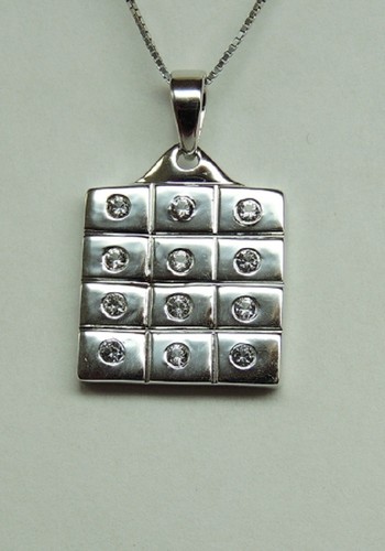 Noble pendentif 925 - pendentif, argent