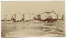 Dunkerque (Nord). Cabines sur