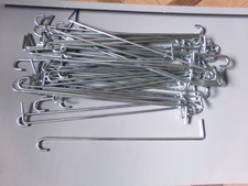 Lot de 50 Broches simples longueur 47cm pour présentoir/rayonnage professionnel