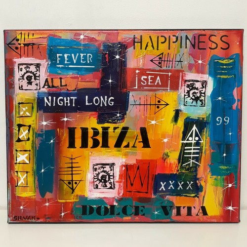 Tableau acrylique silvano - tableau,