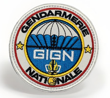 Patch velcro GIGN brodé