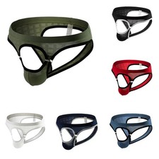 Slip homme caleçon trou bite sous vêtement string gay lingerie nylon