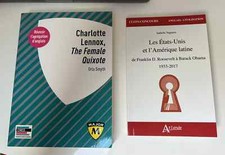 LOT de The Female Quixote (CNED) + Les US et l'Amérique Latine (Atlande) 