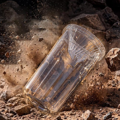 Seau pêche transparent - seau,