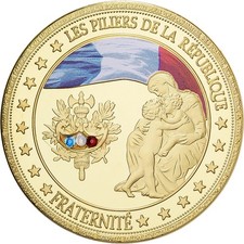France, Médaille, Les Piliers