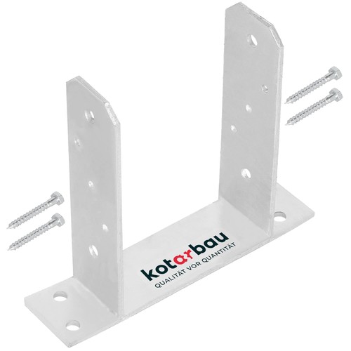 Support poteau bois - support, à