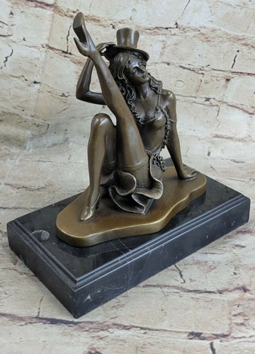 Statue bronze marbre - bronze, et