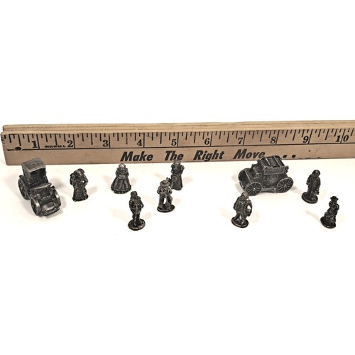 Vintage style miniature pewter - style,