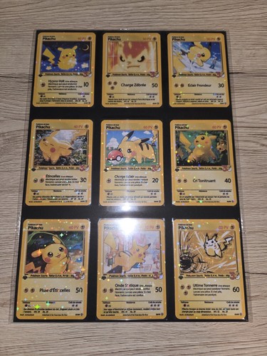 Cartes pokemon pikachu - cartes,