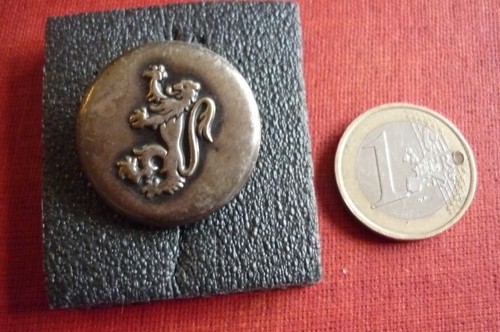 Bouton metal lion - metal,