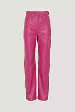 Pantalon En Cuir D'Agneau