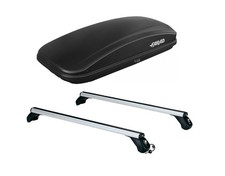 BARRES LP49+ COFFRE DE TOIT CRUB 430 LT POUR PEUGEOT 508 BERLINE DE 2011