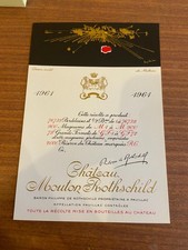 Etiquette Château Mouton Rothschild 1947 - 75 cl