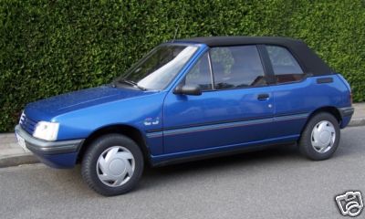 Peugeot 205 capot - 205, cabriolet