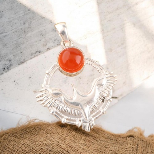Pendentif rond argent - pendentif,