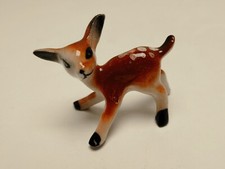 magnifique biche miniature en porcelaine, figurine   tp2-B2