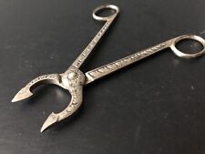 Ancienne Paire ciseaux Pince à casser le sucre Casse Pain de Sucre Ciselé Décor