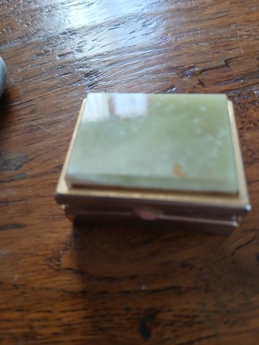 Boite pilules onyx - a, vintage