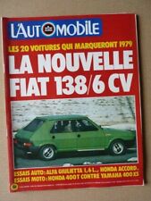 L'Automobile n°382, Alfa