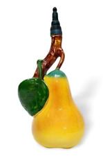 Bouteille En ceramica policroma Vintage Ans 60 en Forme De Poire Moderne