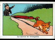 VILLEFRANCHE (69) IMAGE ancienne / BLEDINE / CHIEN & PARAPLUIE / Benjamin RABIER