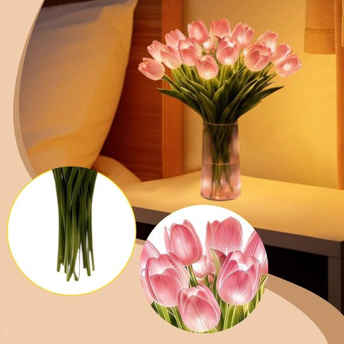Veilleuse florale lumineuse