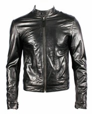 Blouson de motard en cuir