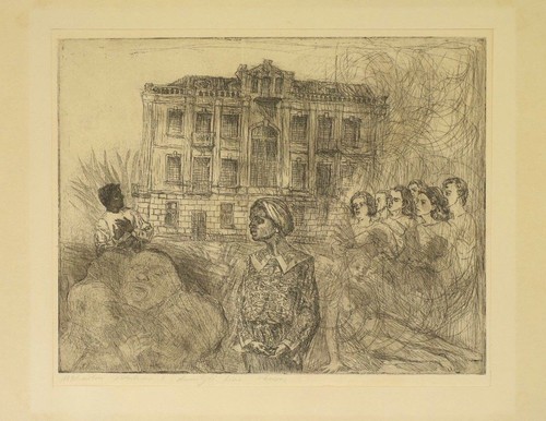Gravure pointe sèche - , 1991
