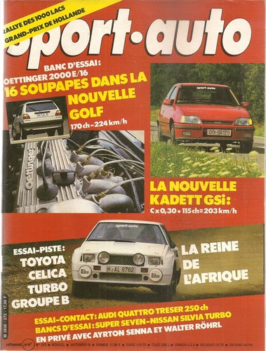 Sport auto 272 - 1984, gp