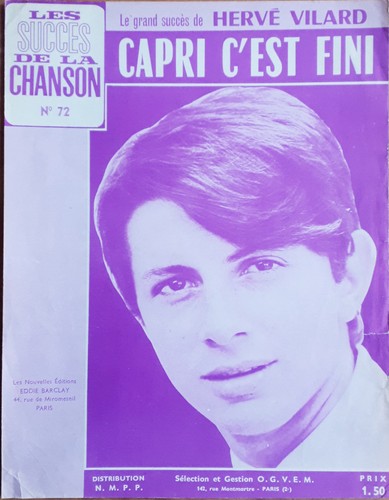 Partition herve vilard capri - herve,