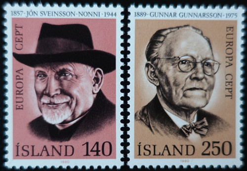 Timbres islande europa - timbres,