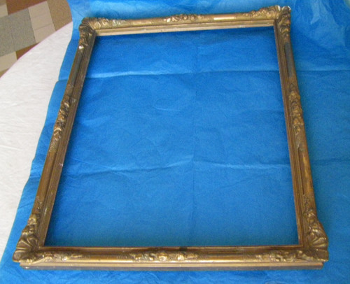 Cadre ancien bois stuc - ancien,