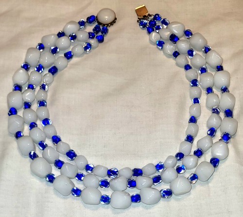 Collier rangs vintage - collier, murano