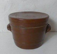 ancien saloir en grès pot à