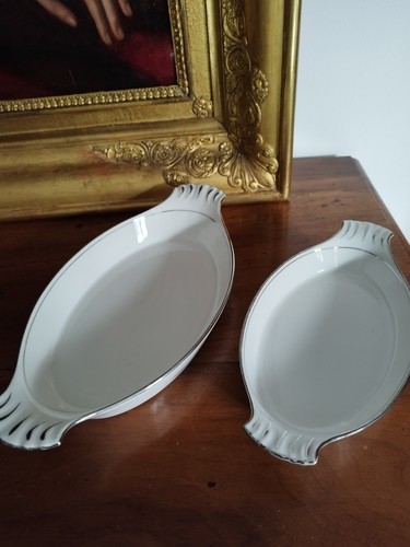 Plat porcelaine à feu - à,