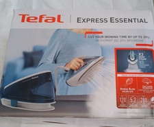 Tefal Espress Vapeur Fer Station - Bleu, Puissant Performance Calc Transparent